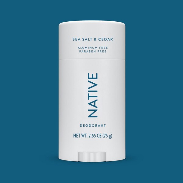 Native Deodorant Stick, Sea Salt & Cedar, 2.65 OZ