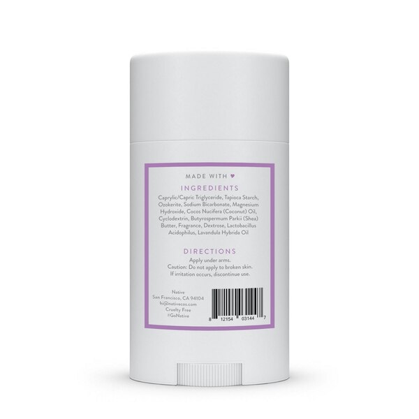 Native Deodorant Stick, Lilac & White Tea, 2.65 OZ