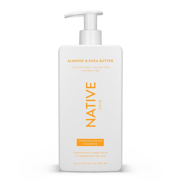 Native Strengthening Shampoo, Almond & Shea Butter, 16.5 OZ