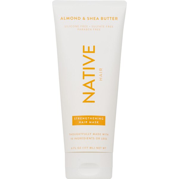 Native Strengthening Hair Mask, Almond & Shea Butter, 16.5 OZ