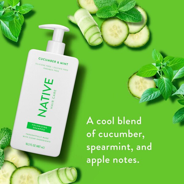 Native Volumizing Shampoo, Cucumber & Mint, 16.5 OZ