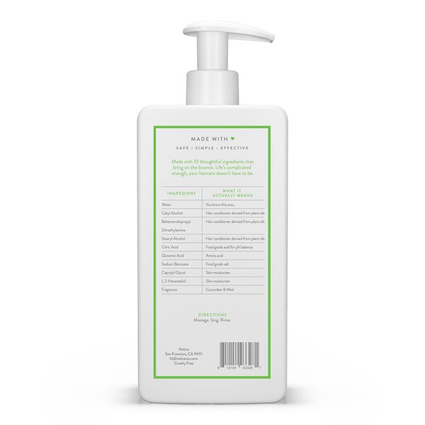 Native Volumizing Conditioner, Cucumber & Mint, 16.5 OZ