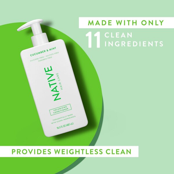 Native Volumizing Conditioner, Cucumber & Mint, 16.5 OZ