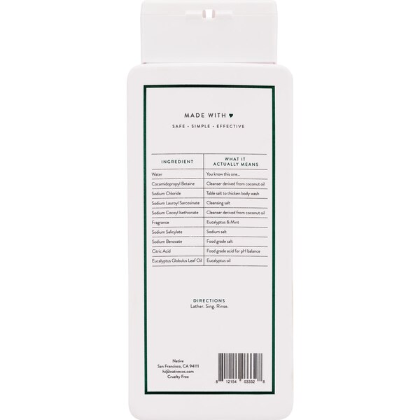 Native Body Wash, 18 OZ