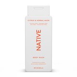 Native Sulfate Free Body Wash, Citrus & Herbal Musk, 18 oz, thumbnail image
