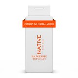 Native Sulfate Free Body Wash, Citrus & Herbal Musk, 18 oz, thumbnail image