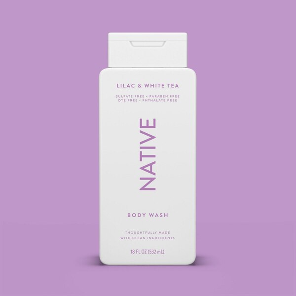 Native Body Wash, Lilac And White Tea