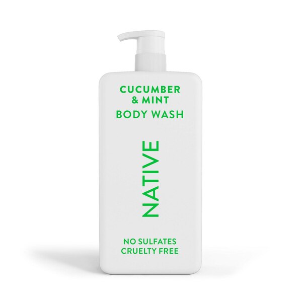 Native Body Wash, Cucumber Mint