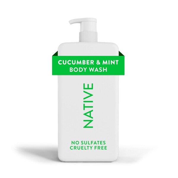 Native Body Wash, Cucumber Mint