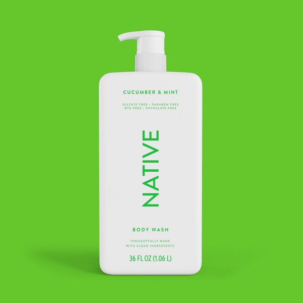 Native Body Wash, Cucumber Mint