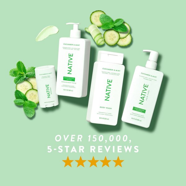 Native Body Wash, Cucumber Mint