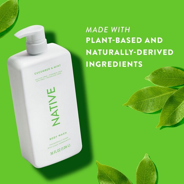 Native Body Wash, Cucumber Mint