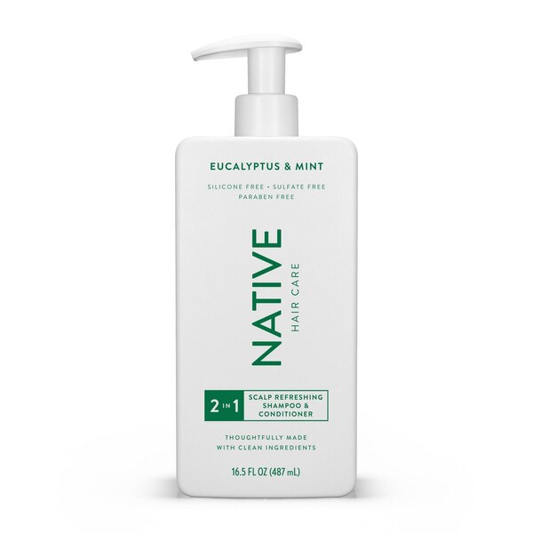 Native Scalp Refreshing 2-in-1 Shampoo & Conditioner, Eucalyptus & Mint, 16.5 OZ