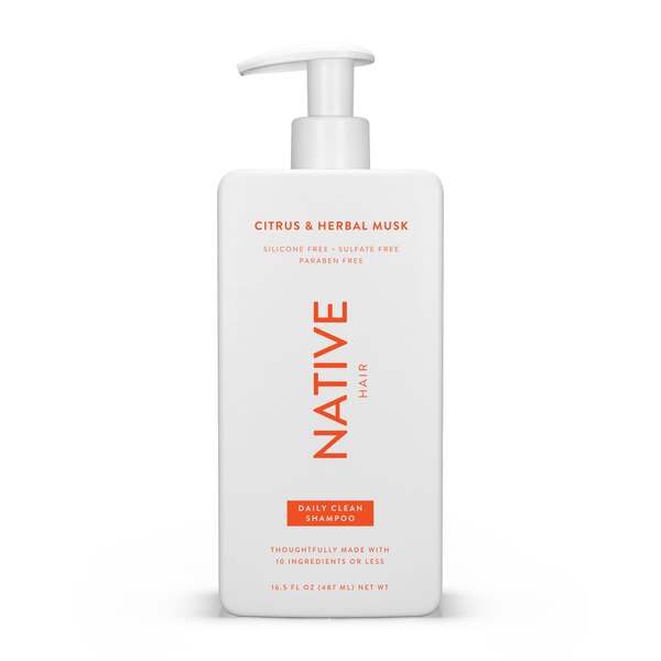 Native Daily Clean Shampoo, Citrus & Herbal Musk, 16.5 OZ
