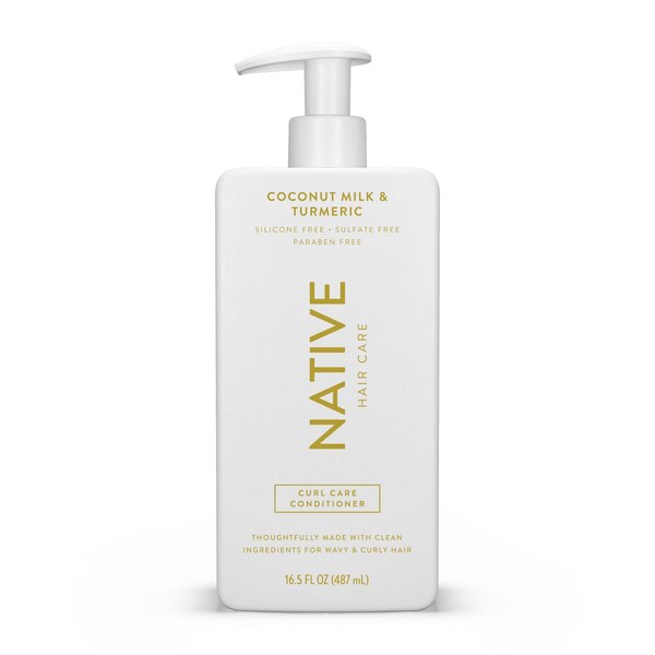 Native Curl Care Conditioner, Coconut Milk & Turmeric, 16.5 OZ