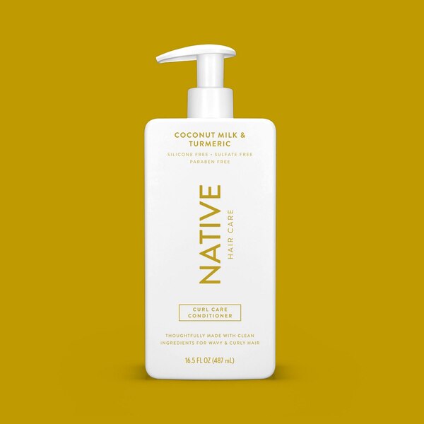 Native Curl Care Conditioner, Coconut Milk & Turmeric, 16.5 OZ