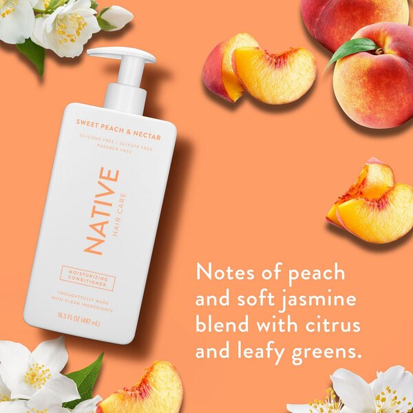 Native Moisturizing Conditioner, Sweet Peach & Nectar, 16.5 OZ