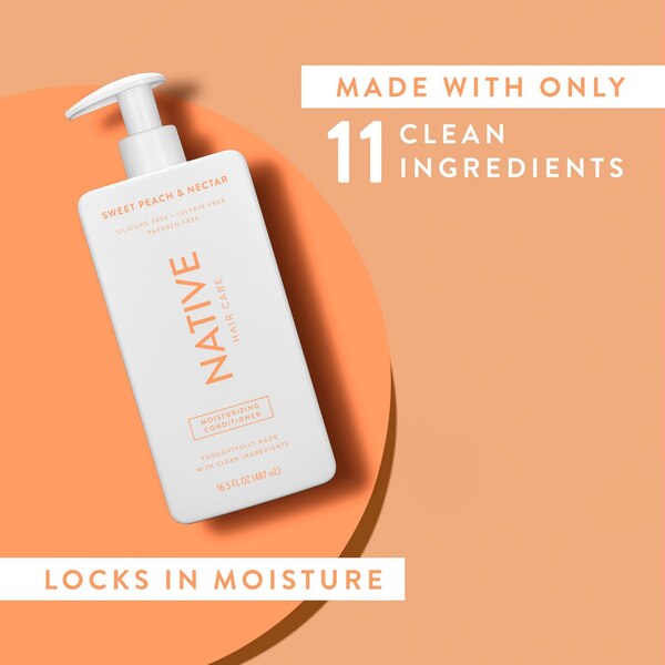 Native Moisturizing Conditioner, Sweet Peach & Nectar, 16.5 OZ