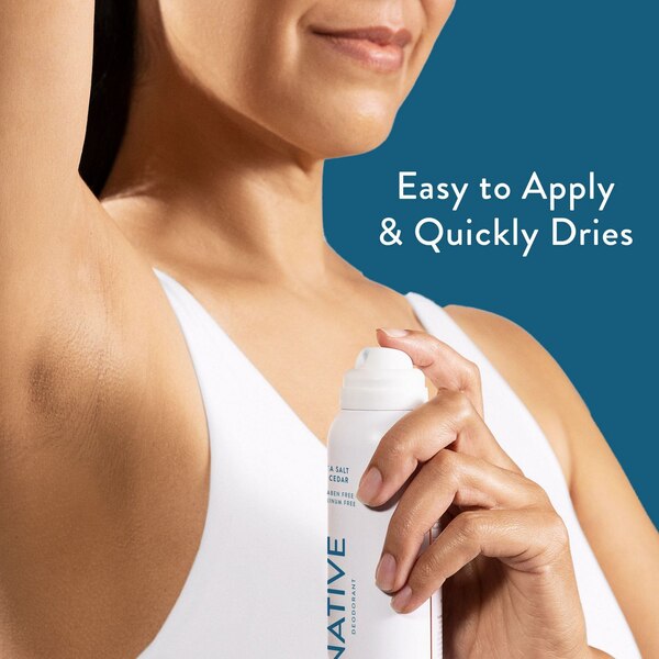Native Aluminum Free All Day Deodorant & Body Spray, Sea Salt & Cedar, 3.5 OZ
