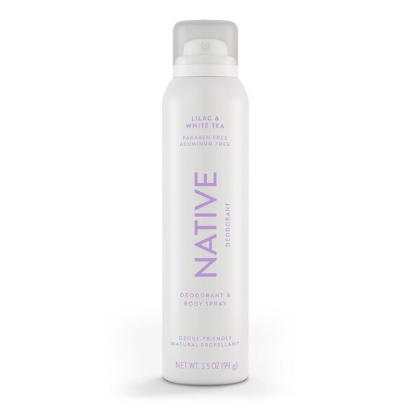 Native Deodorant Spray, Lilac & White Tea, 3.5 OZ