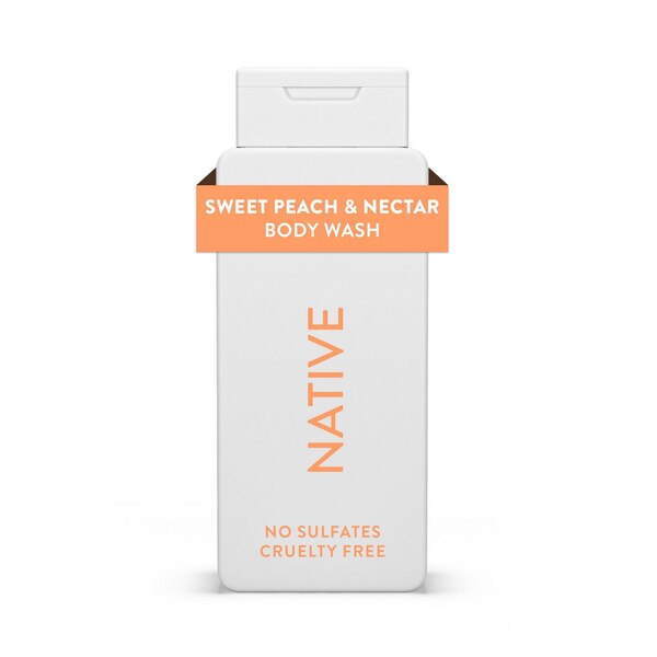 Native Body Wash, Sweet Peach and Nectar