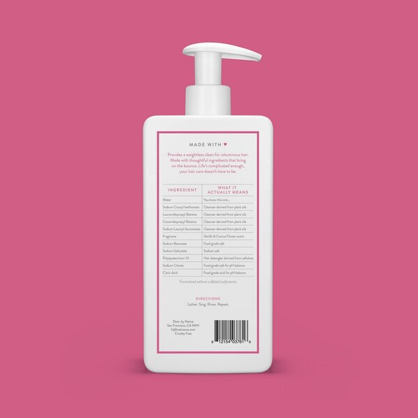Native Volumizing Shampoo, Vanilla & Cactus Flower, 16.5 oz