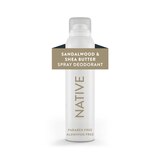 Native Deodorant & Body Spray, Sandalwood & Shea Butter, 3.5 OZ, thumbnail image