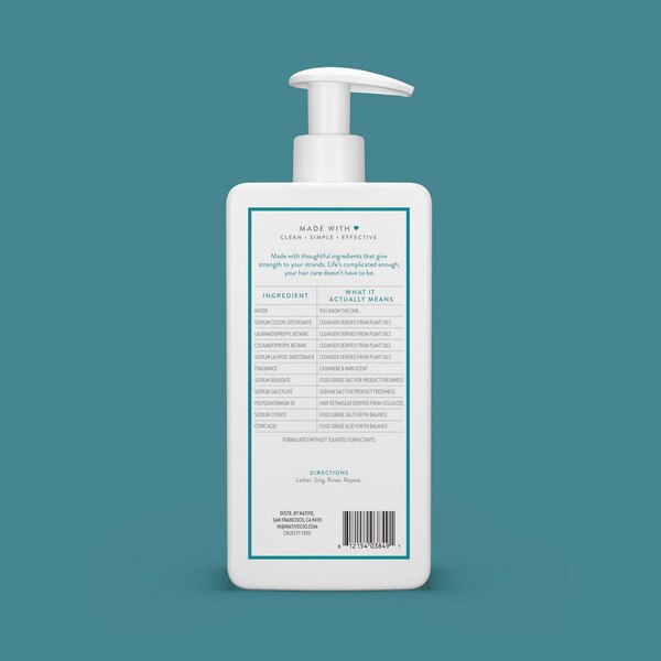Native Strengthening Shampoo, Cashmere & Rain, 16.5 OZ