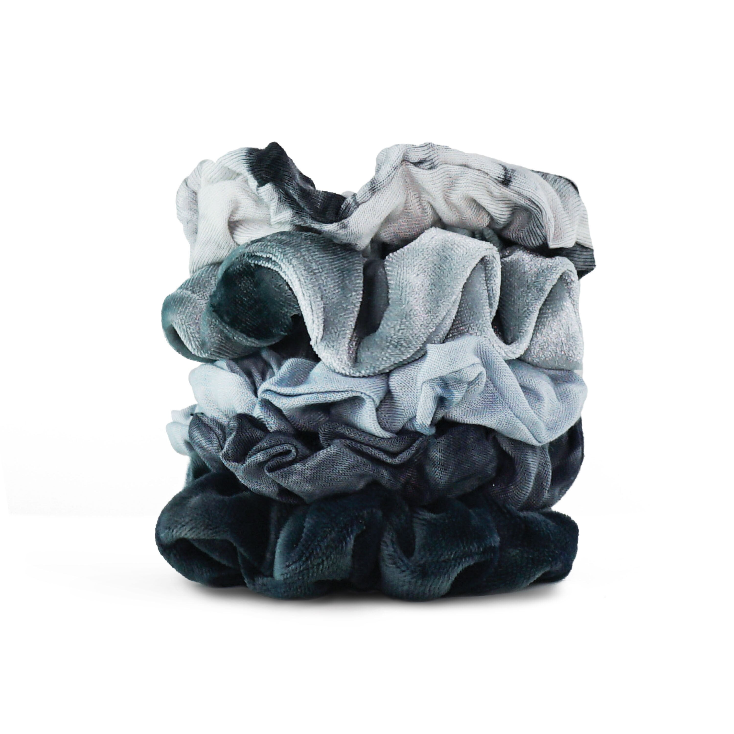 Kitsch Slate Tie-Dye Scrunchies, 5CT