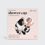 Kitsch Elevated Luxury Shower Cap, Leopard, thumbnail image