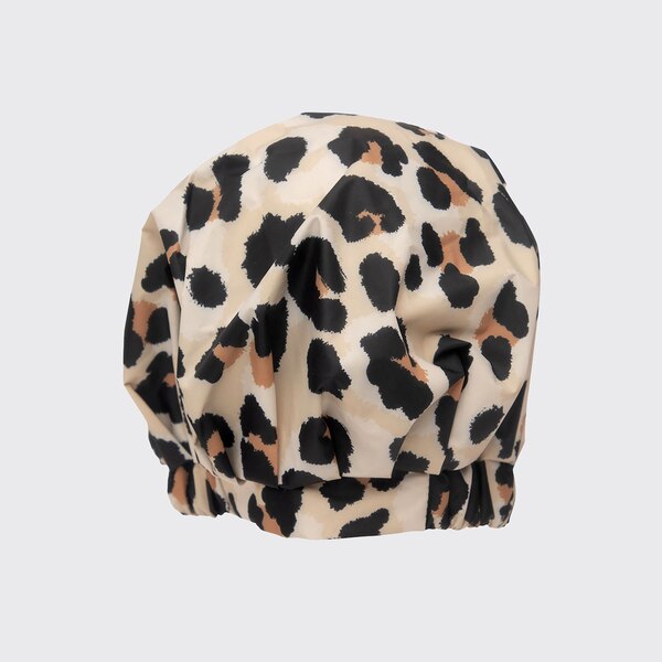 Kitsch Elevated Luxury Shower Cap, Leopard