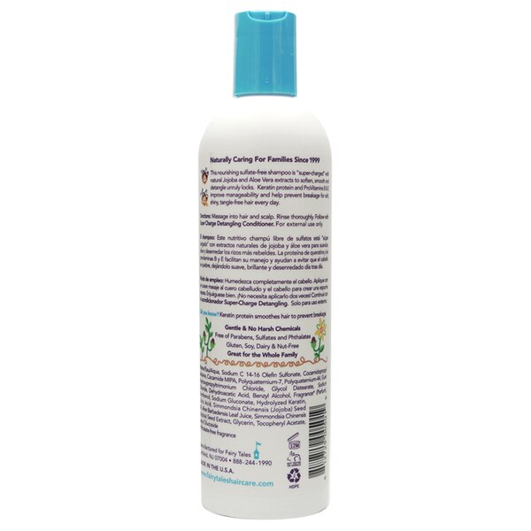 Fairy Tales Kids Tangle Tamer Super Charge Detangling Shampoo, Pineapple