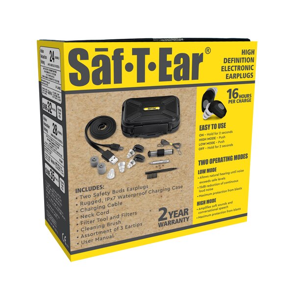 Lucid Hearing Saf-T-Ear Safety Buds