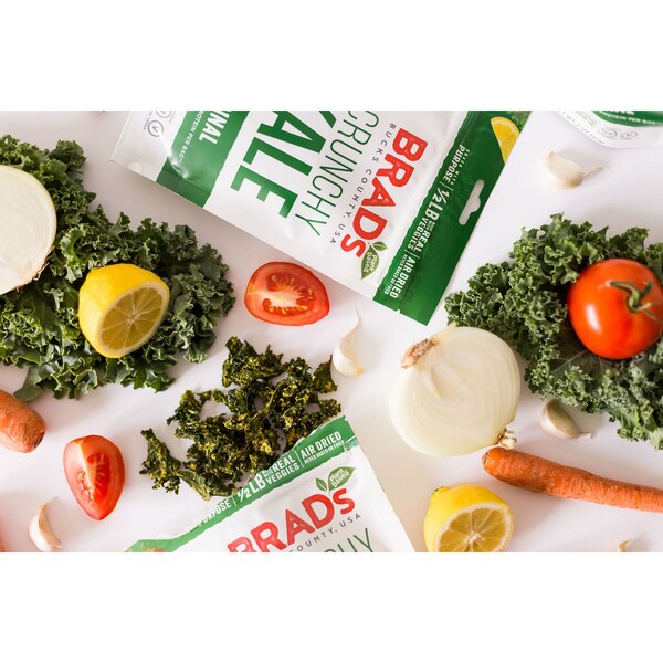 Brad's Plant Based Organic Crunchy Kale, Original with Probiotics, 2 oz