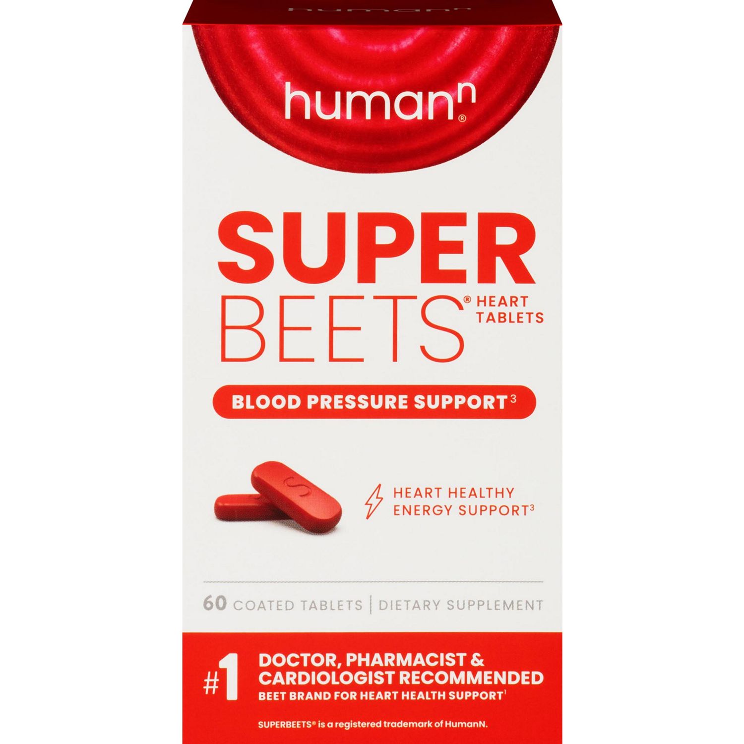 HumanN SuperBeets Circulation Gummies, Pomegranate Berry, 60 CT