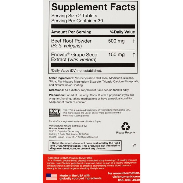 HumanN SuperBeets Circulation Gummies, Pomegranate Berry, 60 CT