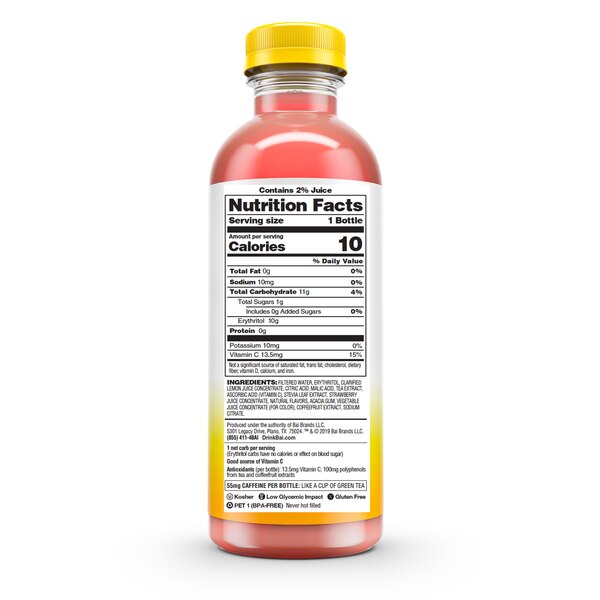 BAI Infusions Sao Paulo Strawberry Lemonade, 18 OZ