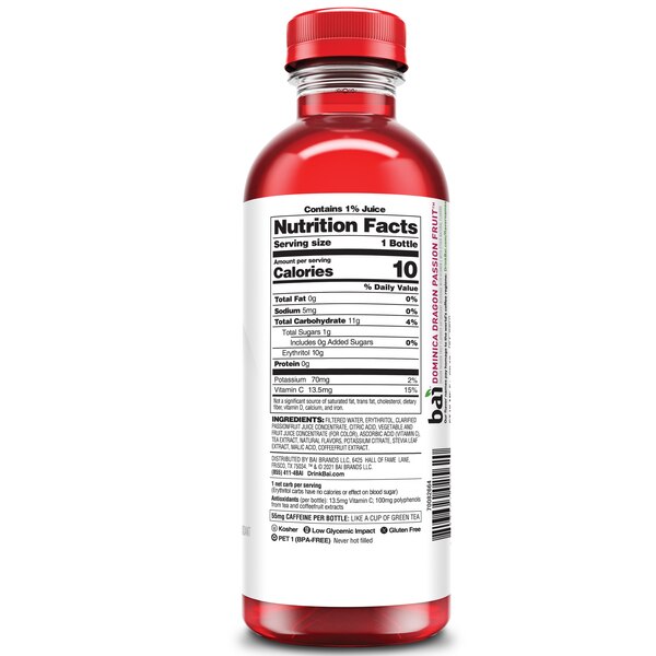Bai Antioxidant Infusion Water, 18 OZ