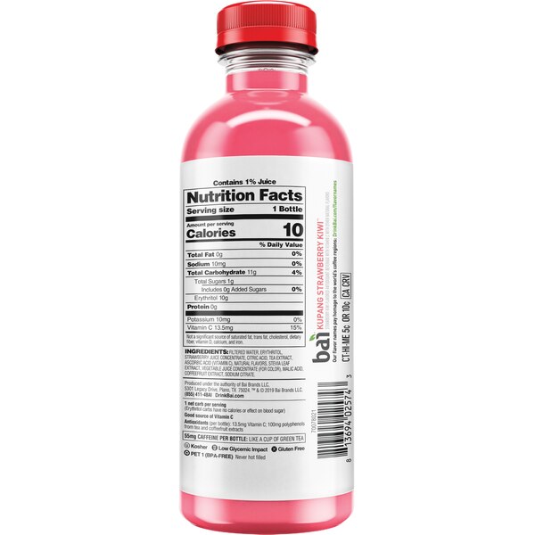 BAI Infusions Kupang Strawberry Kiwi, 18 OZ