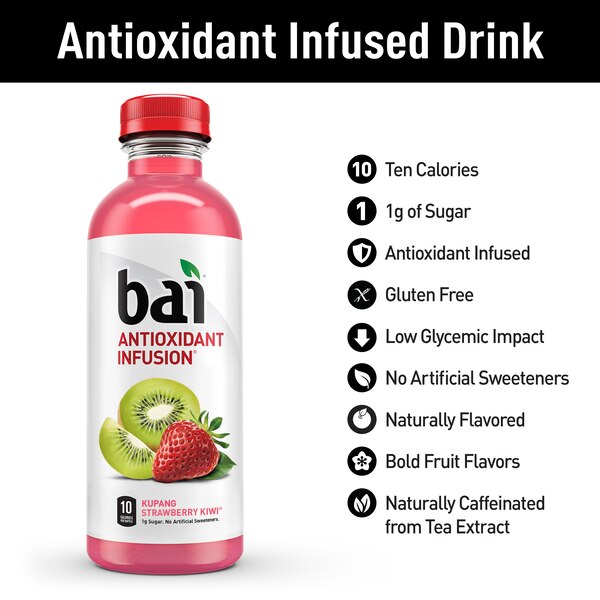 BAI Infusions Kupang Strawberry Kiwi, 18 OZ