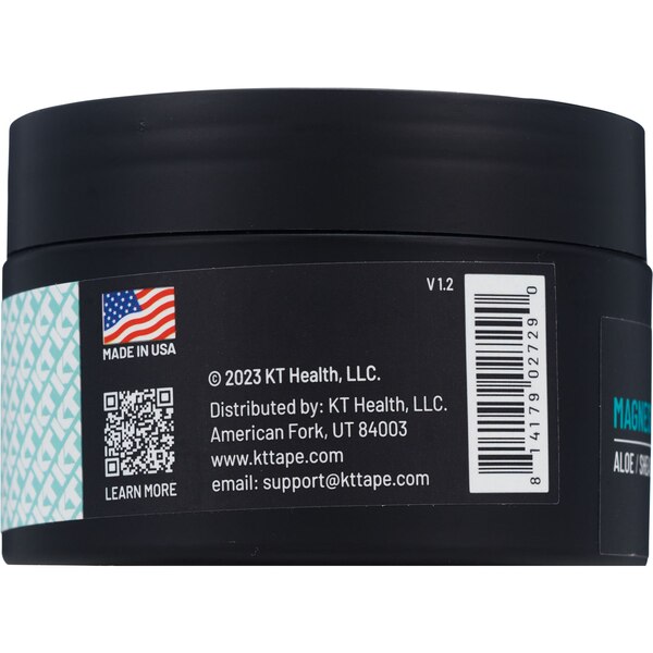KT Health Recover Magnesium Cream + Menthol, 4OZ