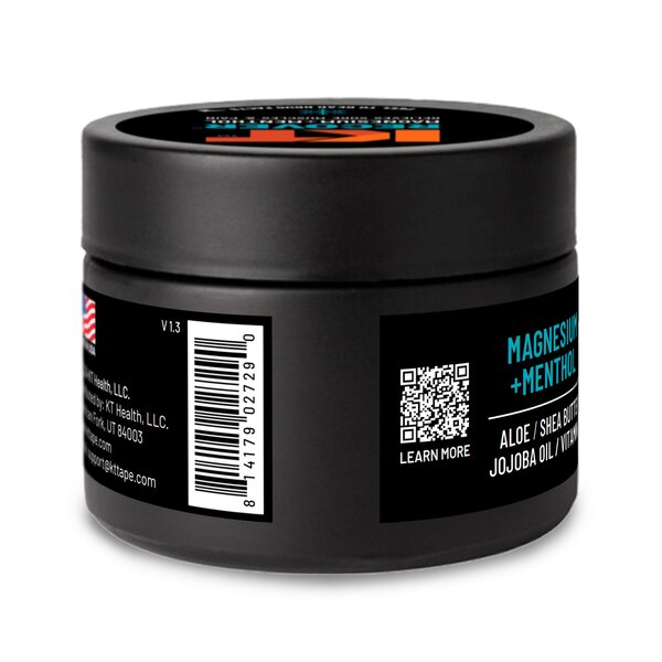 KT Health Recover Magnesium Cream + Menthol, 4OZ