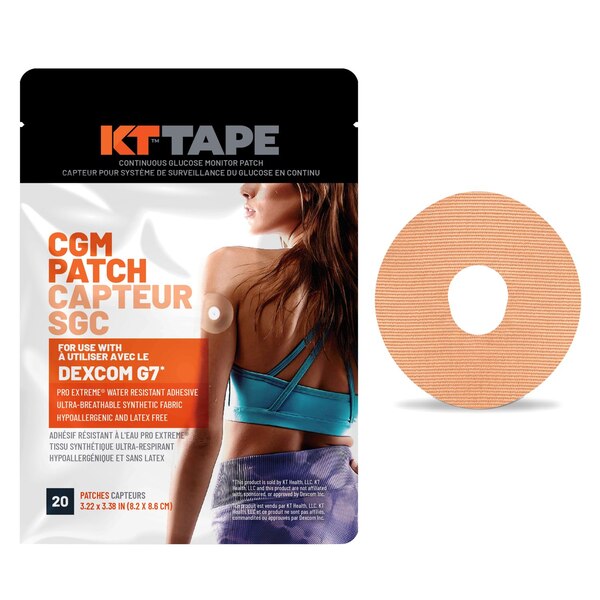 KT Tape CGM Patches, 10 CT