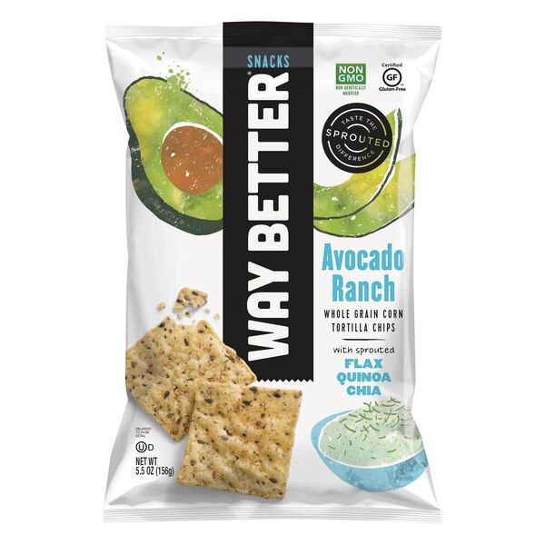 Way Better Avocado Ranch Tortilla Chips, 5.5 oz