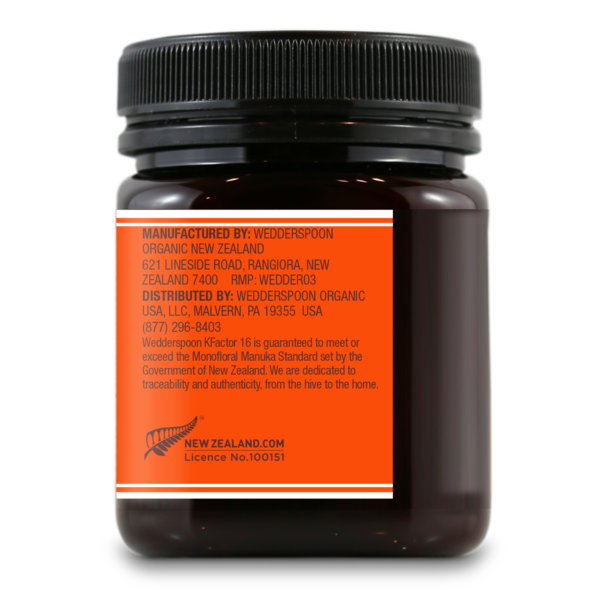 Wedderspoon Raw Monofloral Manuka Honey, 8.8 OZ