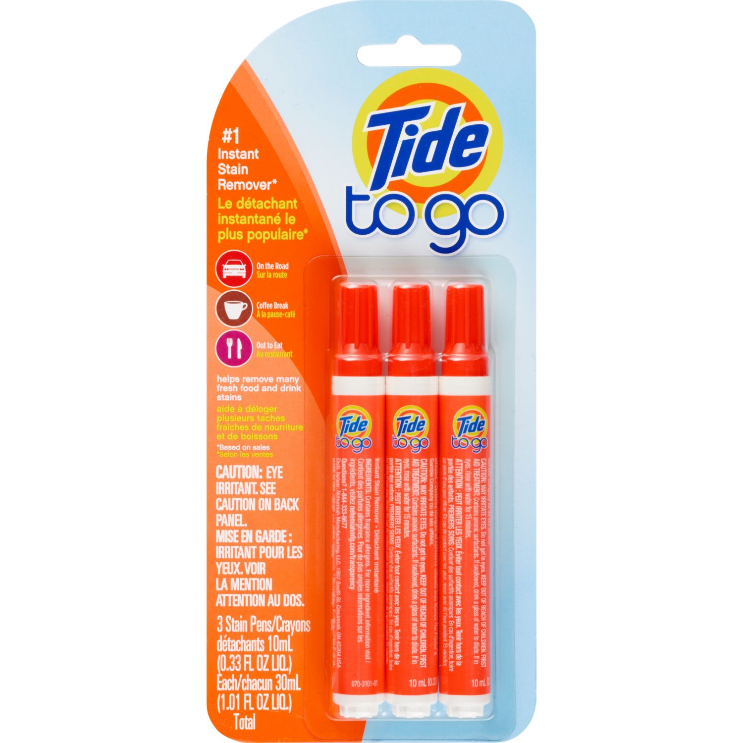 Tide To-Go Stain Pen, 3 ct