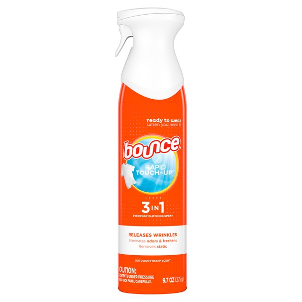 Bounce Rapid Touch-Up Anti Static and Wrinkle Guard Spray, 9.7 oz