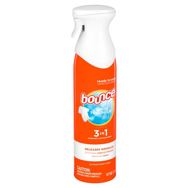 Bounce Rapid Touch-Up Anti Static and Wrinkle Guard Spray, 9.7 oz
