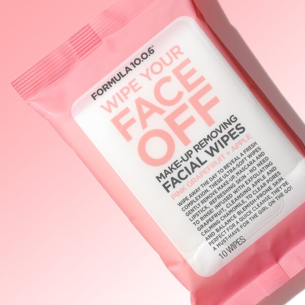 Formula 10.0.6 Wipe Your Face Makeup Removing Wipes, 10CT