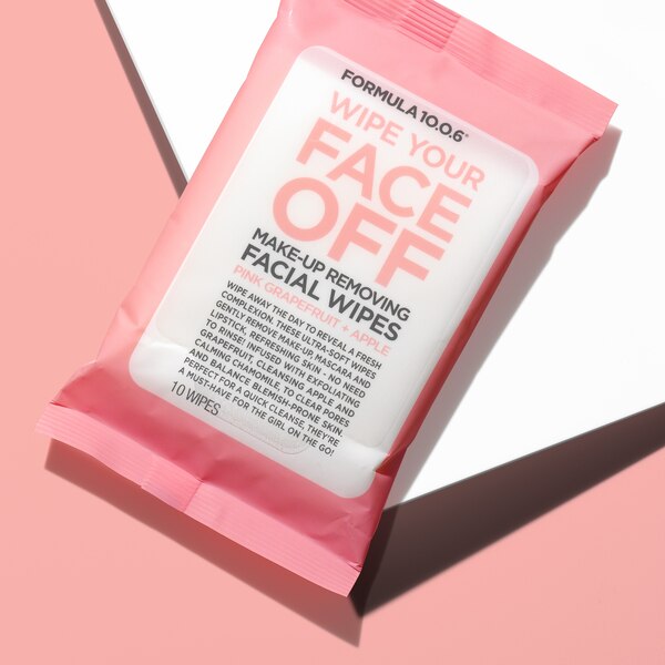Formula 10.0.6 Wipe Your Face Makeup Removing Wipes, 10CT
